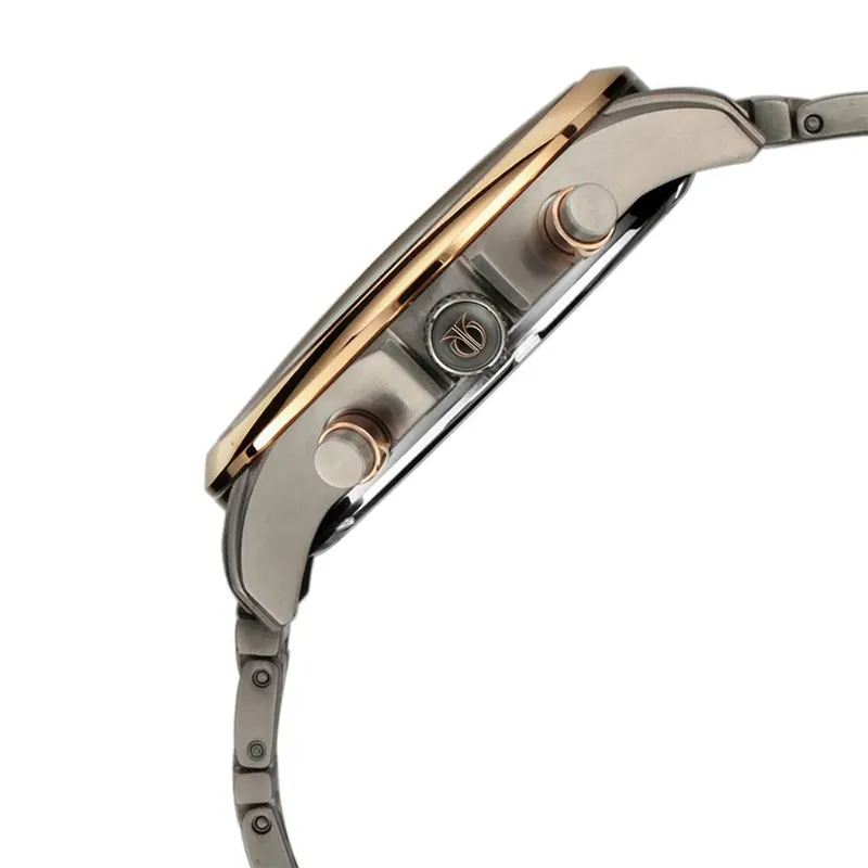 Titan Maritime Chronograph Lateen Sail Anthracite Dial Men's Watch- 1830KM01